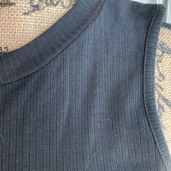 Black and white ripped tank tops sold together - Picture 2 of 5